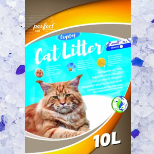 PERFECT CAT NATURAL silikona smiltis kaķu tualetēm 10L
